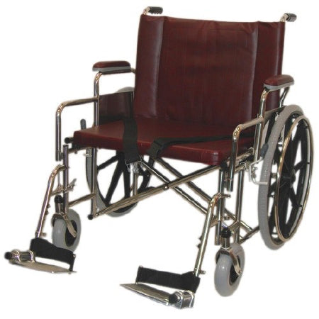 Magmedix MRI Non-Magnetic Bariatric Wheelchair Desk Length Arm Padded, Removable Arm Style 24 Inch Seat Width 550 lbs. Weight Capacity - 03-WCB24DFB