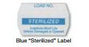 SPS Medical Supply - Pre-Printed Label Advisory Label Blue Paper LOAD NO./STERILIZED/Indefinite Shelf Life/Unless Damaged or Opened Black Sterilization Label 2 X 9.5 Inch - SRL-012-B