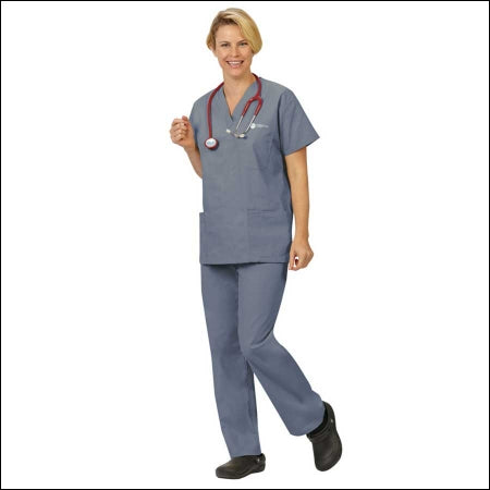 Fashion Seal Uniforms Fashionpoplin Scrub Pants Cargo X-Small Pewter Unisex - 11388-XS