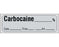 Shamrock Scientific Shamrock Pre-Printed Label Anesthesia Label CARBOCAINE _____ % / Date _____ Time _____ Int. _____ Gray 1/2 X 500 Inch - SA-56-DTI-PRE