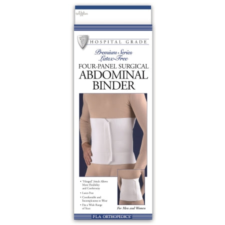 Actimove - Abdominal Binder Large Hook and Loop Closure 61 to 76-3/4 Inch Waist Circumference 12 Inch Height Adult - 34-6406