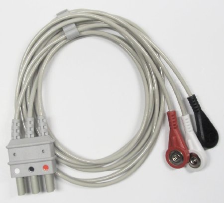 Bionet America - 3-Lead ECG Cable For Multi-parameter Vital Signs Monitor - B-WIRE-SA