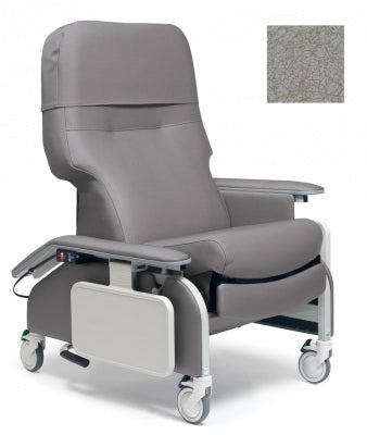 Graham-Field - Clinical Care Drop Arm Recliner Cobblestone Four Tente Swivel Caster, Three Locking Caster - FR566DG9201