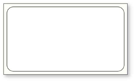 UAL - Blank Label Tape Printer Label White 2-1/4 X 2-1/2 Inch - ULDP3122