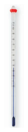 Fisherbrand - Liquid-in-Glass Thermometer Celsius -10° to +110°C Partial Immersion Does Not Require Power - 13201603