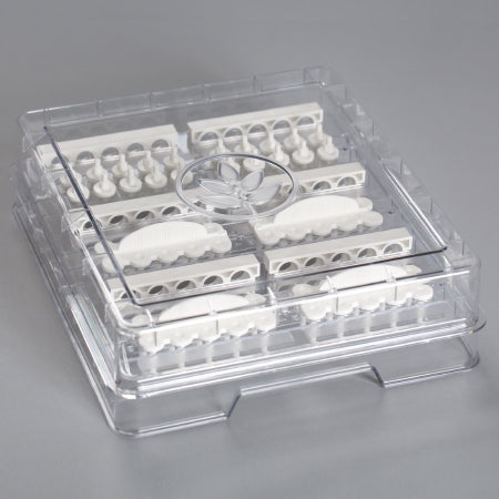 ComforTen - Covered 60 Hole Tray Comforten With 6 Spacers, Holds 60 HollisterStier Allergy Skin Test Reservoirs - 8407ZA