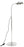 Drive Medical - Gooseneck Exam Light Floor Standing Incandescent 60 Watt White - 13408