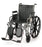 Sunrise Medical Breezy EC 3000 Lightweight Wheelchair Dual Axle Desk Length Arm Padded, Removable Arm Style Mag Wheel Black 20 Inch Seat Width 250 lbs. Weight Capacity - 320RADPE