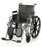 Sunrise Medical Breezy EC 3000 Lightweight Wheelchair Dual Axle Desk Length Arm Padded, Removable Arm Style Mag Wheel Black 18 Inch Seat Width 250 lbs. Weight Capacity - 318RADPS
