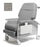 Graham-Field Lumex Extra-Wide Clinical Care Recliner Cobblestone Four Tente Swivel Caster, Three Locking Caster Four Tente Swivel Caster, Three Locking Caster - FR587W9201