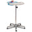 Clinton Industries ClintonClean Phlebotomy Stand Stationary Solid Plastic (Top), Aluminum (Base), Chrome Plated Steel (Pole), Nylon (Glides) Knob Lock - 6950