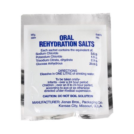 Jianas Brothers Packaging Co - Oral Rehydration Salts Unflavored 125 Count - 8809