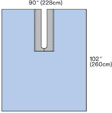 3M Steri-Drape Surgical Drape Split Sheet 89 X 102 Inch Sterile - 9045