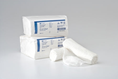 Cardinal Dermacea Fluff Bandage Roll Gauze 3-Ply 6 Inch X 4-1/8 Yard Roll Shape NonSterile - 441121