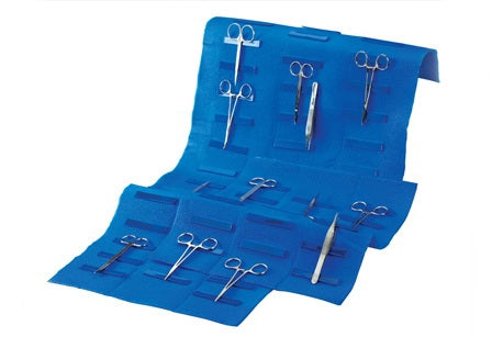 Medical Action Industries Medact Magnetic Instrument Drape 8 X 12 Inch, Blue - Q408