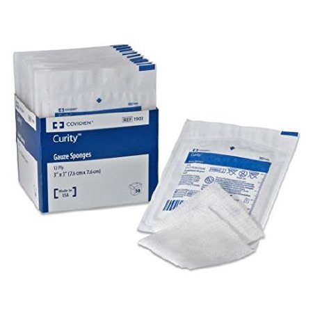 Curity - USP Type VII Gauze Sponge Gauze 16-Ply 4 X 4 Inch Square Sterile - 397310