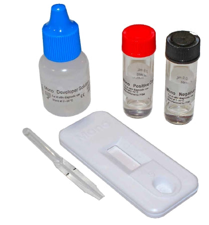 Jant Pharmacal Corporation Accutest Rapid Mono Rapid Test Kit Infectious Disease Immunoassay Infectious Mononucleosis Whole Blood / Serum / Plasma Sample CLIA Waived for Whole Blood 25 Tests - ID516