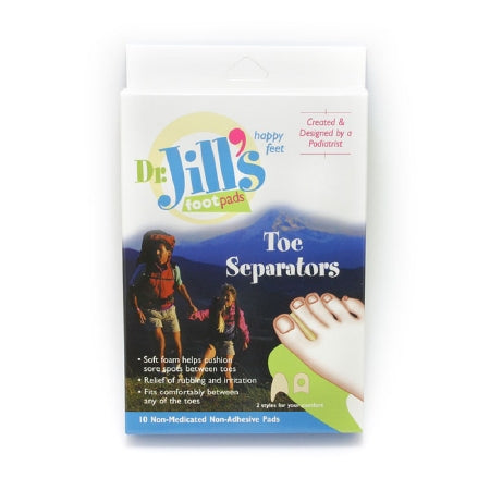 Dr. Jill's Foot Pads Inc Dr. Jill's Toe Spacer 0.25 Inch Without Closure Toe - 1015 FOAM TOE SEPARAT