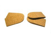 Dr. Jill's - Heel Lift Medium, 1/4 Inch Without Closure Foot - CORK HEEL(S)-1/4-MED