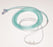 Salter Labs Salter-Style ETCO2 Nasal Sampling Cannula with O2 One Nare O2 / One Nare Sampled Adult Curved Prong / Non-flared Tip - 4707-7-7-10