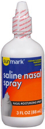 McKesson sunmark Saline Nasal Spray 0.65% Strength 3 oz. - 49348035684