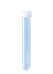 Sarstedt Test Tube Round Bottom Plain 15.3 X 92 mm 10 mL Without Color Coding Screw Cap Polypropylene Tube - 60.610.001