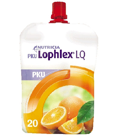 Nutricia North America Lophlex LQ PKU Oral Supplement Juicy Orange Flavor 4.2 oz. Pouch Ready to Use - 86051