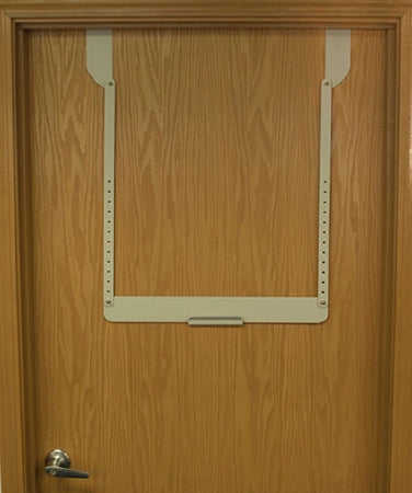 Bowman Manufacturing Bowman Door Hanger - Protective Apparel Dispenser Door Mount 1-Protective Apparel Dispenser Quartz 2-15/16 X 26-1/8 X 29-1/2 Inch Steel - B-450