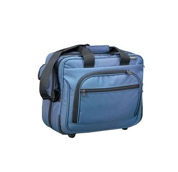 Hopkins Medical Products Home Care Bag Steel Blue 600D Waterproof Polyester 7 X 13 X 17 Inch - 539300