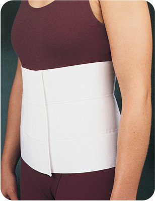 Comfor - Abdominal Binder Hook and Loop Closure 55 to 72 Inch Waist Circumference 12 Inch Height Adult - 08144720