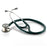 Adscope - Cardiology Stethoscope Green 1-Tube 19 Inch Tube Double-Sided Chestpiece - 601DG
