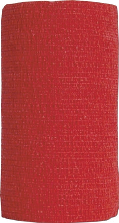 CoFlex - Cohesive Bandage 4 Inch X 5 Yard 14 lbs. Tensile Strength Self-adherent Closure Red NonSterile - 3400RD