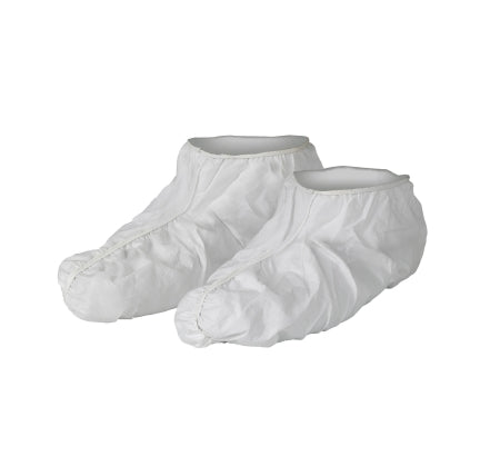 Kimberly Clark Kleenguard A40 Shoe Cover One Size Fits Most Shoe High White NonSterile - 44490
