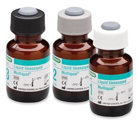 Bio-Rad Laboratories Multiqual MiniPak Unassayed Control 80 Analytes 3 Levels 3 X 10 mL - 698X