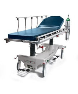 Auxo Medical - Refurbished Stretcher Adjustable Height 500 lbs. Weight Capacity - AM-H493