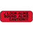 Precision Dynamics - Pre-Printed Label Warning Label Red Paper Look Alike/Sound Alike Black Caution 1/2 X 1-1/2 Inch - 59708068
