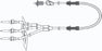 Baxter TUBE SET, FLUID TRANSFER ST 3 UNIV SPIKES (10/CS) - H93863