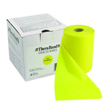 TheraBand - Exercise Resistance Band Yellow 5 Inch X 50 Yard X-Light Resistance - 10-1006