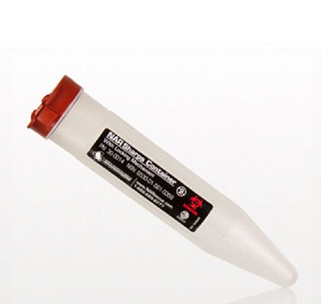North American Rescue NAR Sharps Container 6-1/2 L X 1-1/4 D Inch 6 Needles - 30-0014