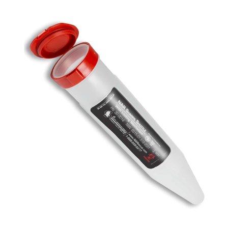 NAR - Pocket Shuttle Sharps Container 1-1/4 D X 6-1/2 L Inch 6 Needles Translucent Base / Red Lid Vertical Entry Snap On Lid - 30-0014