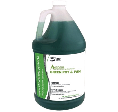 Avance Green Pot & Pan - Dish Detergent 1 gal. Jug Liquid Concentrate Chlorine Scent - 125138