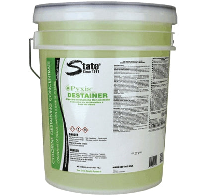 Pyxis Destainer - Laundry Stain Remover 5 gal. Pail Liquid Concentrate Chlorine Scent - 117629
