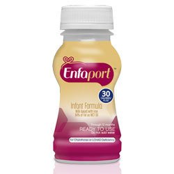 Mead Johnson Enfaport Infant Formula 6 oz. Bottle Ready to Use - 129601