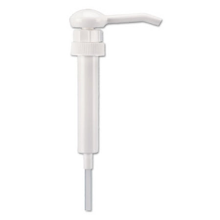 Lagasse Dispensing Pump 1-1/4 X 1-1/4 X 4-1/4 X 13-1/4 Inch, 1 oz, White, HDPE, Displacement Operating Principle - BWK00417EA
