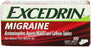 Excedrin Migraine - Pain Relief 250 mg - 250 mg - 65 mg Strength Acetaminophen / Aspirin / Caffeine Caplet 100 per Bottle - 00067203991