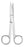 Centurion - Iris Scissors 5-1/2 Inch Length Floor Grade Stainless Steel Sterile Finger Ring Handle Straight Sharp Tip / Sharp Tip - 66260