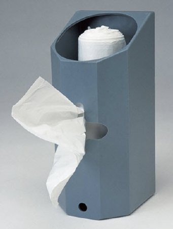 Heritage - Bag Dispenser Gray HDPE Manual 1 Roll Surface Mount - GH1000