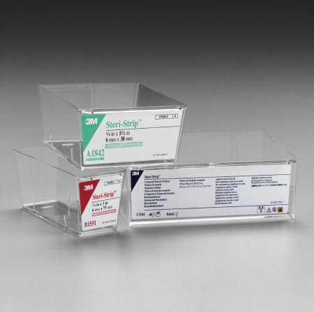 3M Steri-Strip Stacking Tray 4 X 6 Inch, Clear, Medium - 1519