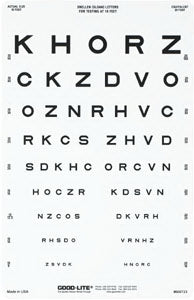 Good-Lite Linear-spaced Distance Chart 10 Foot - GL600723
