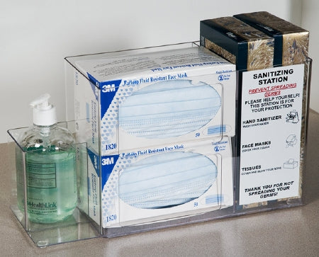 Health Care Logistics Health Care Logistics Hygiene Dispensing Station Clear Plastic Manual Surface Mount - 10383